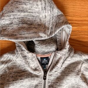 Kuhl Textured Gray Zip-Up Hoodie